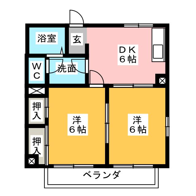 フォレスタＭｔIIの間取り