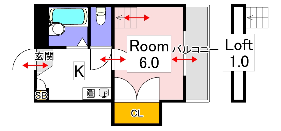 サンシャイン21の間取り