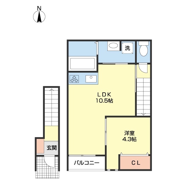 Ｓｏｌｉｓ上町の間取り