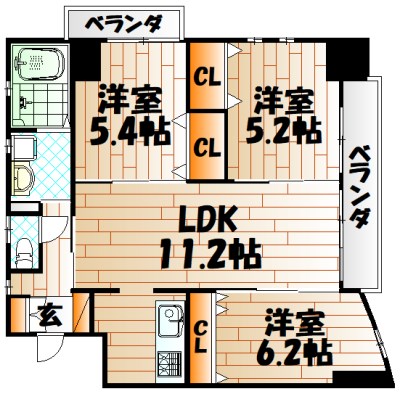 ＭＤＩロイヤルレジデンス大手町の間取り