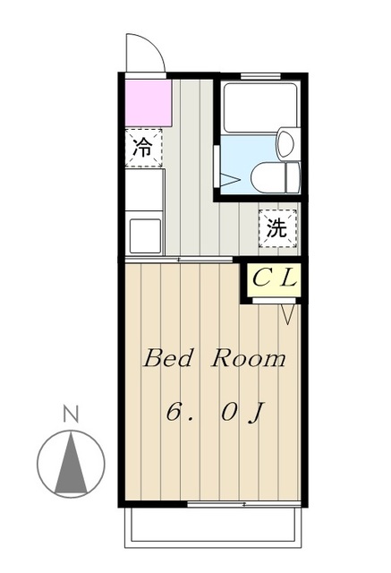 シティハイムシゲの間取り