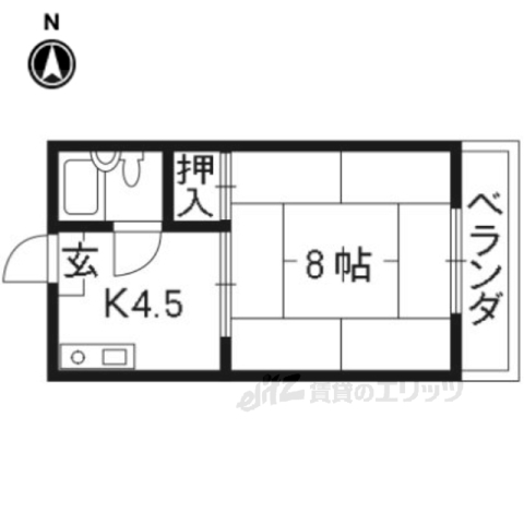 ハイツ福角の間取り