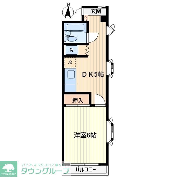 板橋区赤塚のマンションの間取り