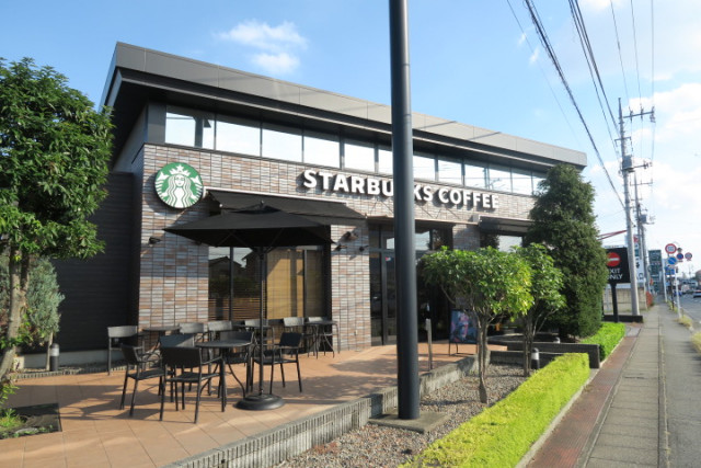 飲食店　スターバックスコーヒー高崎貝沢店（飲食店）まで590m