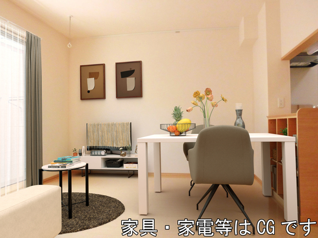 居室・リビング　家具？家電はＣＧです