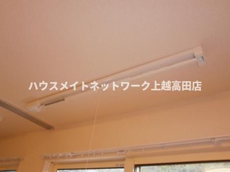 眺望　室内物干し