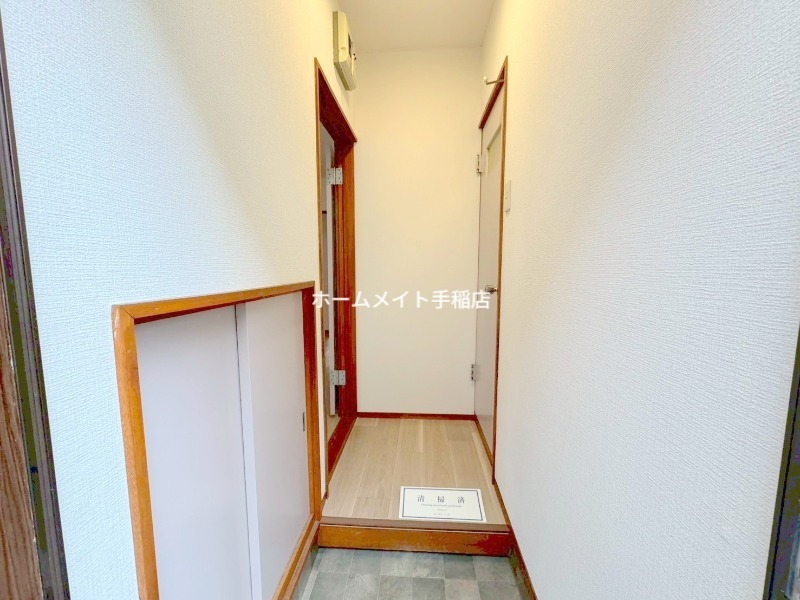 玄関　玄関スペース、シューズボックス付きです♪