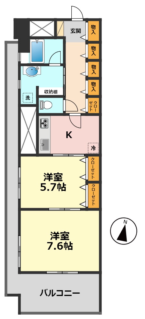 東京グランファーストの間取り