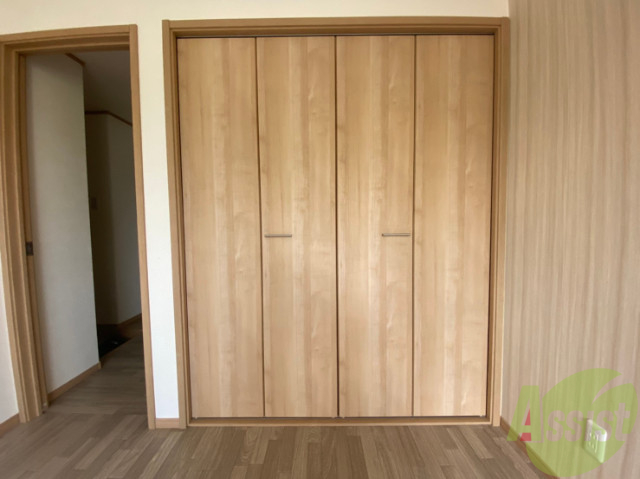 収納　大きい収納スペースです。何をしまうかワクワクしますね。