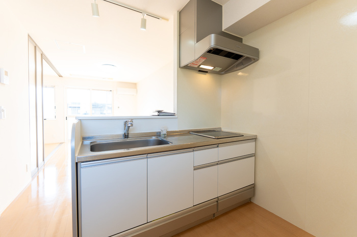 キッチン　使いやすい洗面所です