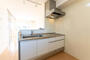 キッチン　使いやすい洗面所です