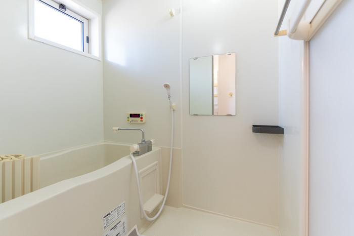 バス・シャワールーム　大きなスペースがあり、収納には困りません