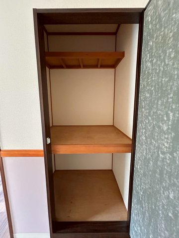 収納　たっぷりとした収納スペースです