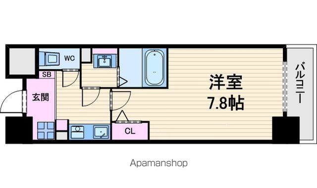 エイペックス松屋町ヴァンデュールの間取り写真
