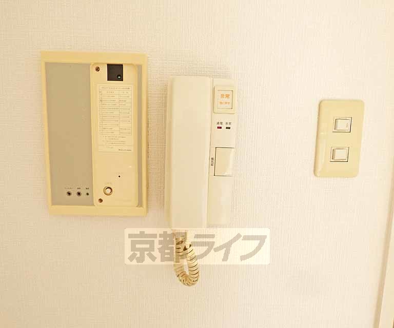 セキュリティ　来客も安心です。