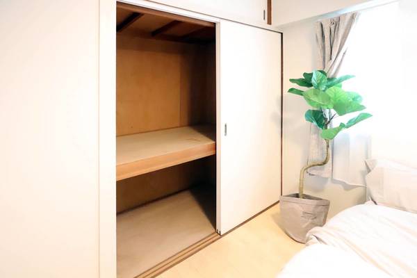 収納　モデルルームの写真です