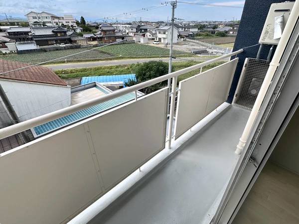 バルコニー　モデルルームの写真です
