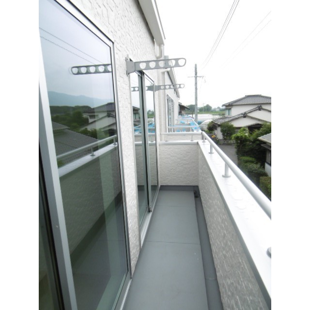 バルコニー　バルコニーがあります