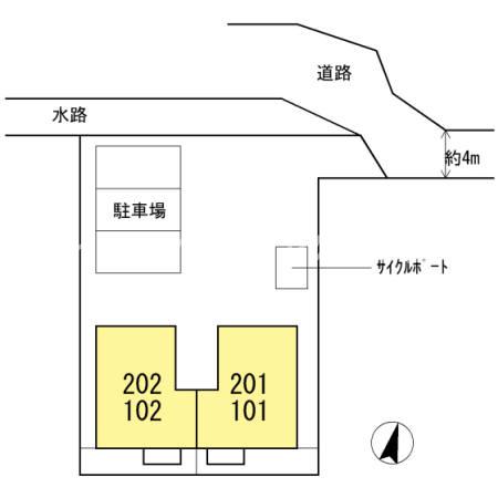 駐車場　駐車場があるので、車を買う予定の方も安心です