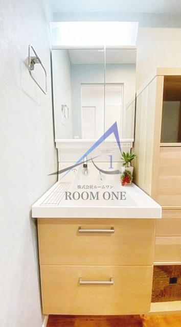 洗面設備　洗面台です。