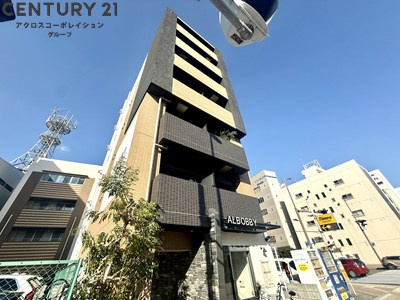 建物外観　エレベーター付きで高層階でも楽々♪