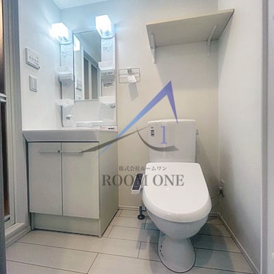 洗面設備　洗面台です。