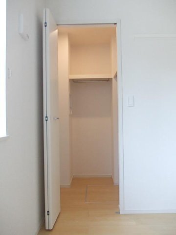 収納　たっぷりとした収納スペースです