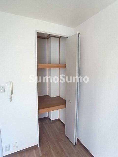 収納　たっぷりとした収納スペースです