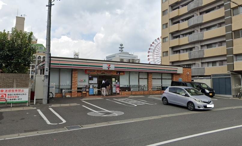 コンビニ　セブンイレブン小倉砂津1丁目店（コンビニ）まで350m