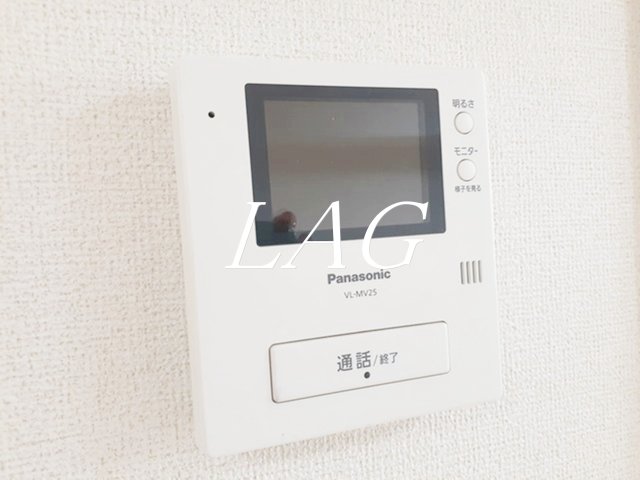 セキュリティ　モニター付きインターフォンです。