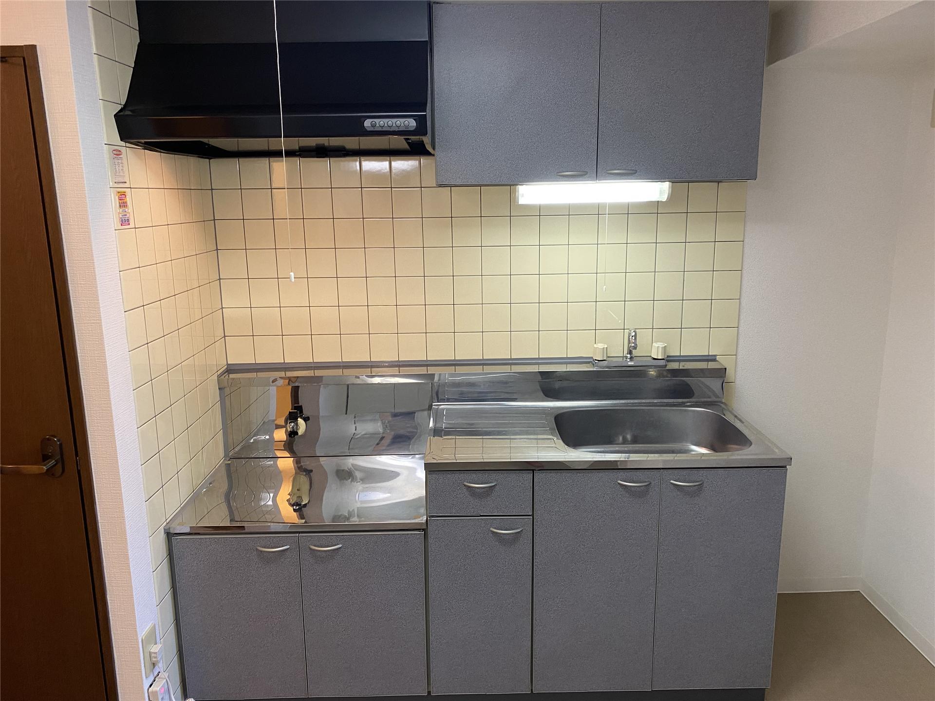 キッチン　2口ガスコンロ設置可能です