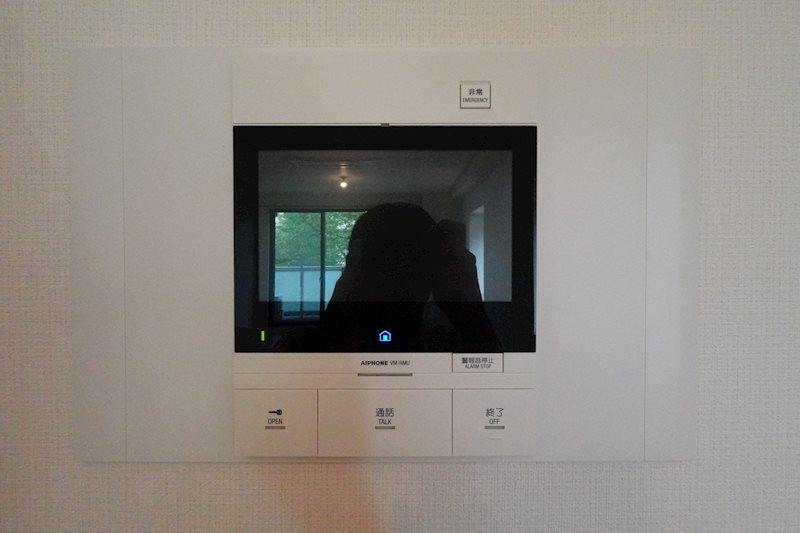 セキュリティ　モニターホン新規取り換え工事済み！