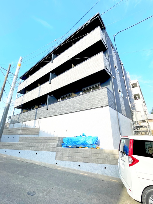 建物外観　建築中