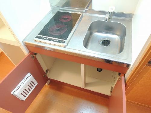 キッチン　電気コンロ２口.