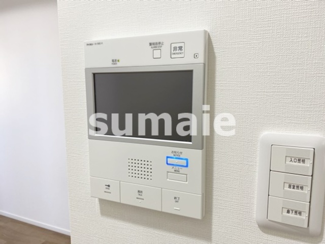 セキュリティ　モニター付きインターホンで安心！