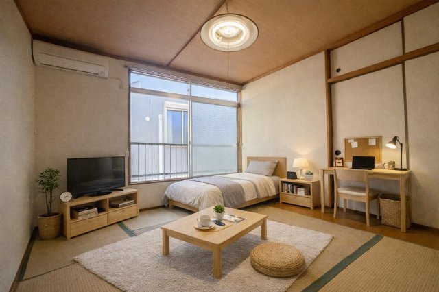 居室・リビング　家具配置イメージ画像です