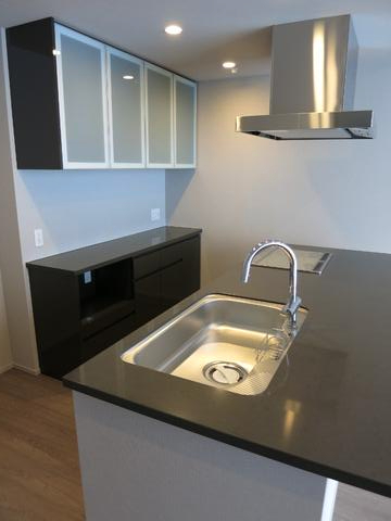 キッチン　作業のしやすいカウンターキッチンです。