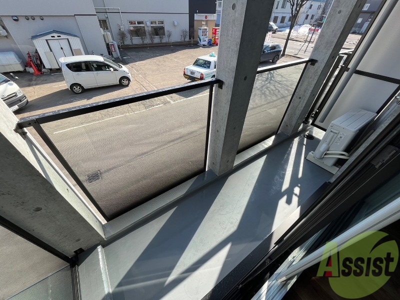 バルコニー　バルコニーです。天気の良い日には外干しができます！