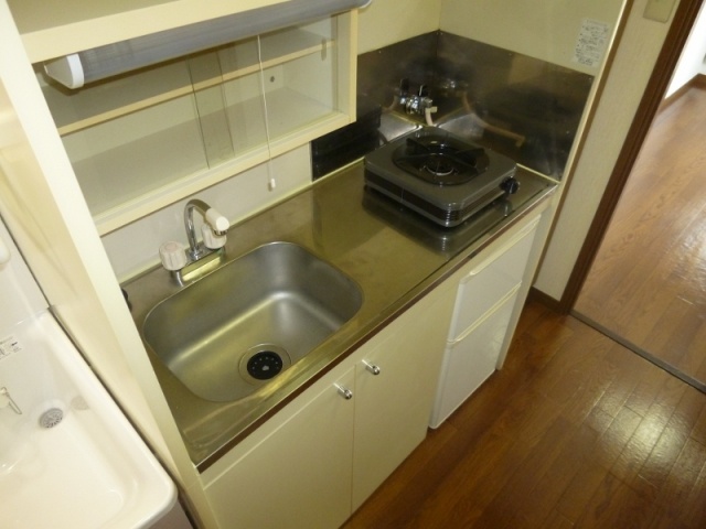 キッチン　ガスコンロ付のキッチン♪