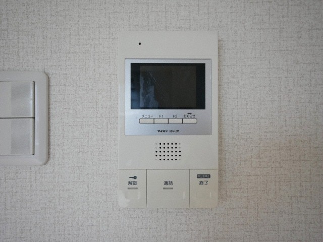 セキュリティ　モニター付きインターホンです