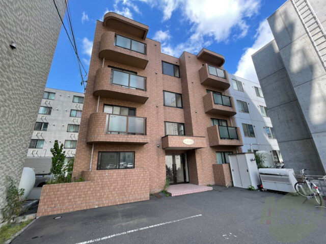 建物外観　札幌市北区北２１条西「フィレントI」