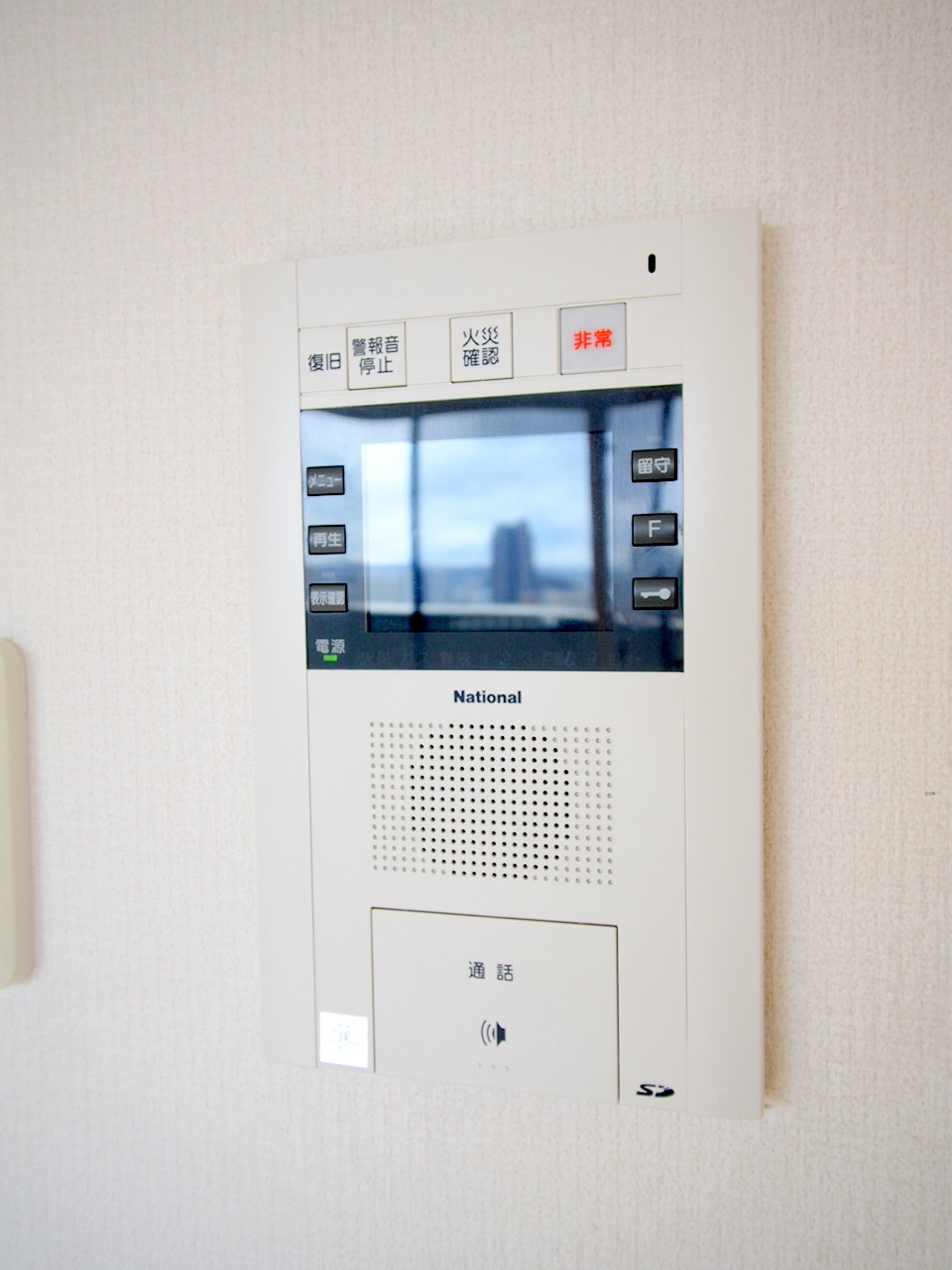 セキュリティ　モニター付きインターホン完備しています♪