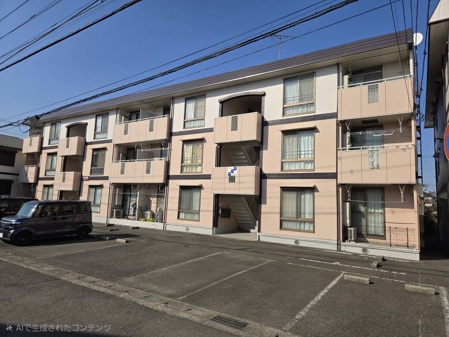 建物外観　敷0礼0で初期費用がお得です！周辺環境＆設備充実の2LDK！