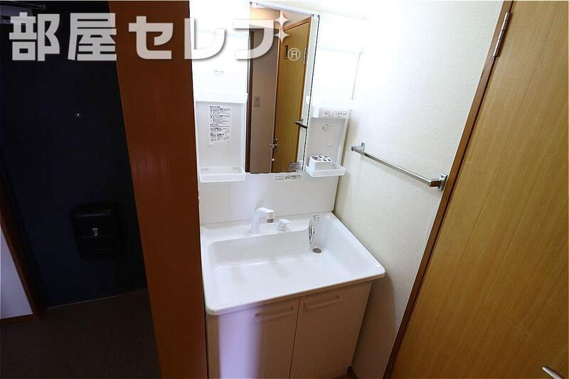 洗面設備　他号室の写真です。