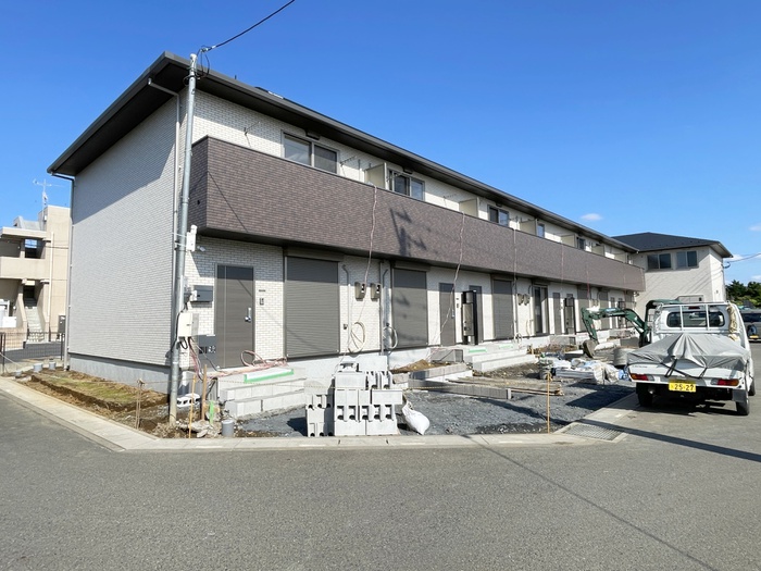 建物外観　建築中