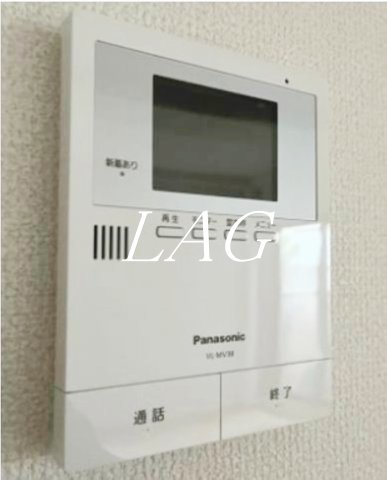 セキュリティ　モニター付きインターフォンです。