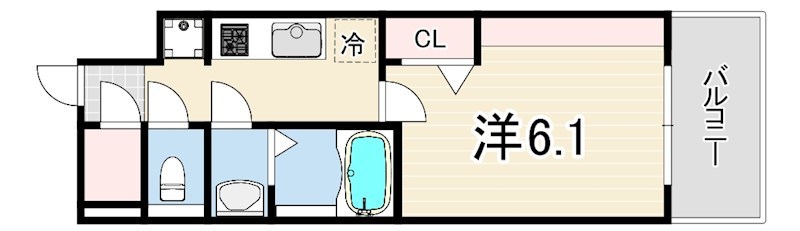 プレリス尼崎レーネヴィアの間取り写真