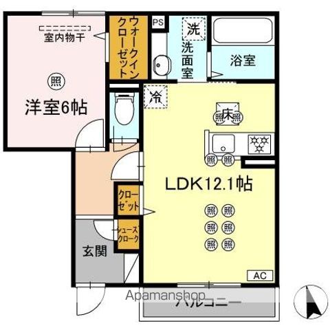 アルカンシェルの間取り写真