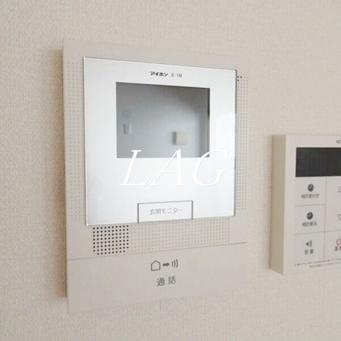 セキュリティ　モニター付きインターホンです。