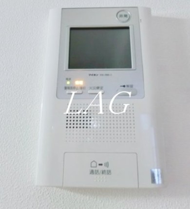 セキュリティ　モニター付きインターフォンです。